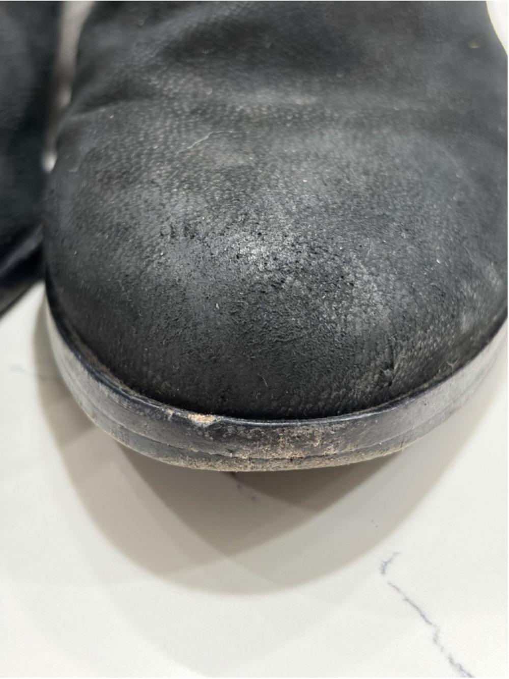 Eileen Fisher Black Leather Ankle Booties Women’s 9.5 Back Zip Block Heel - Picture 8 of 11